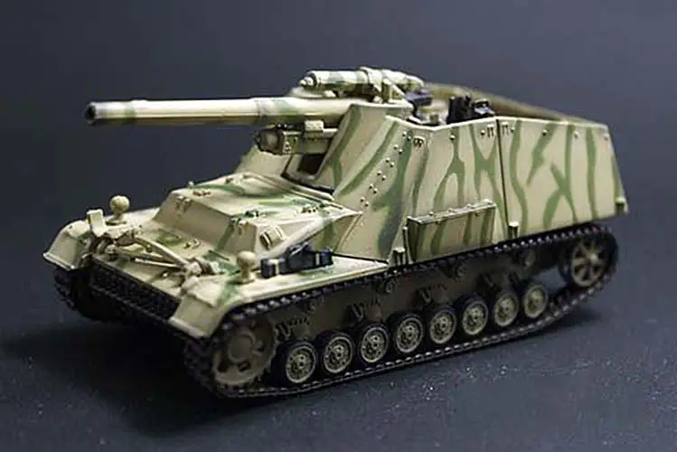 WWII немецкий Hummel 15 см hovitzer camou 1/72 tank Panzerkampf Модель литья под давлением| |