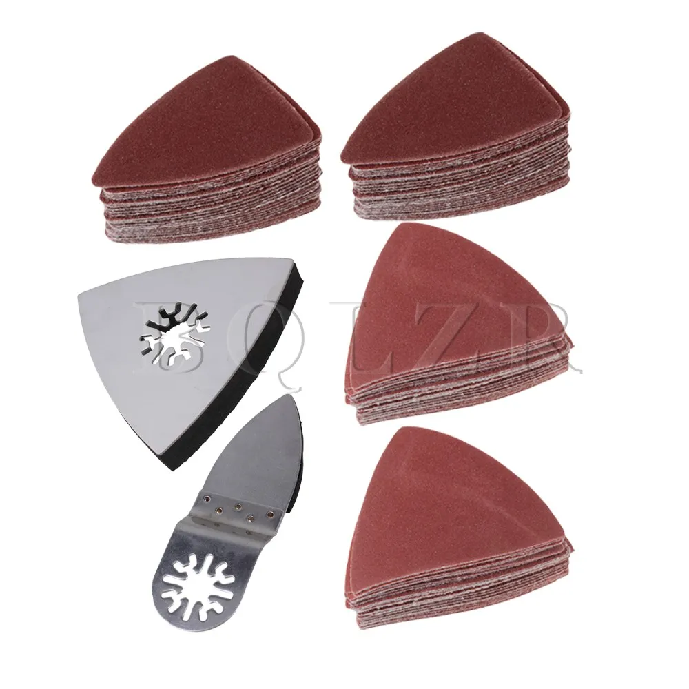 Universal Finger Triangular Sanding Pad Sanding Paper Set of 102 Universal Finger Triangular Sanding Pad Sanding Paper Set of 102