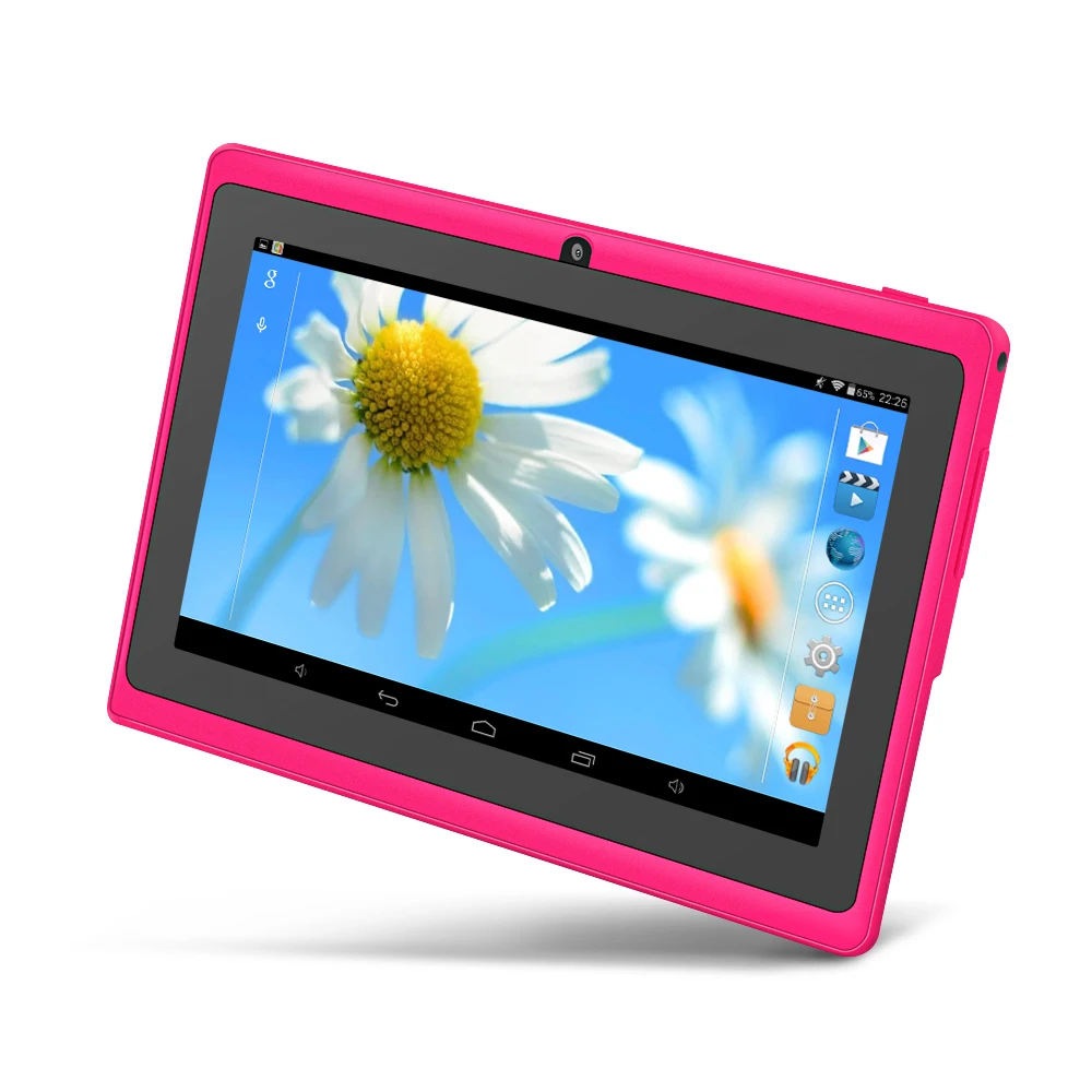 Yuntab 7 "Q88 для паншета Аllwinner A33 4 ядра Android 4,4 8 ГБ двойной Камера WI-FI Google App Play 5 цветов с Bluetooth