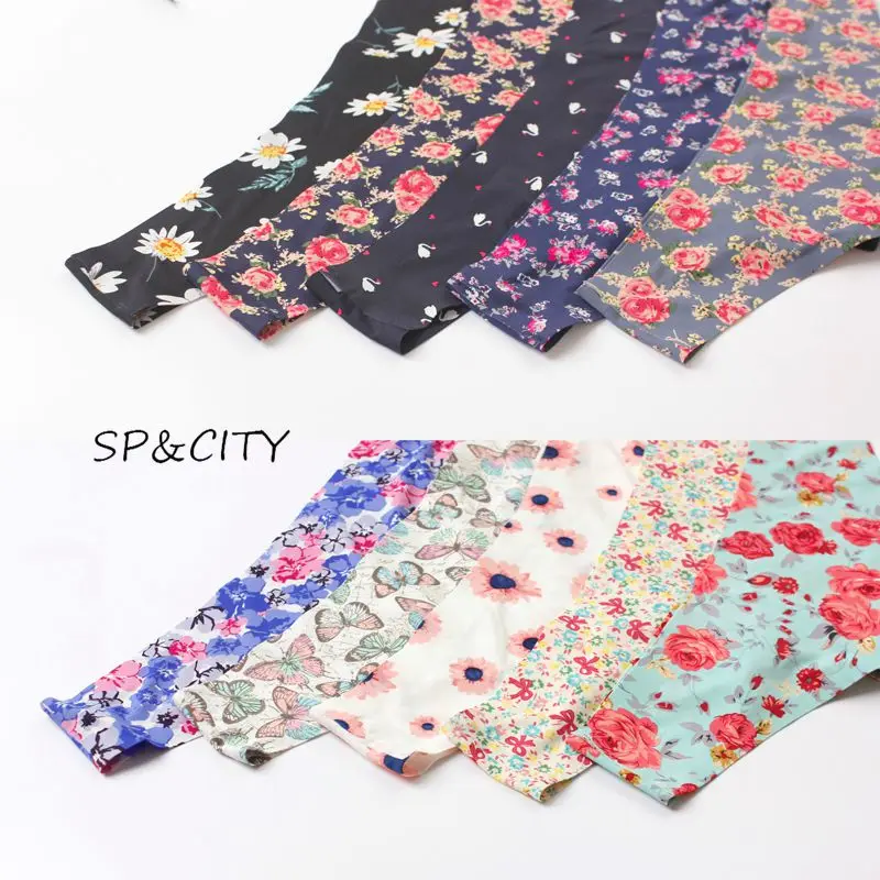 SP & CITY бесшовные трусы с цветочным принтом модные сексуальные трусики хлопковое