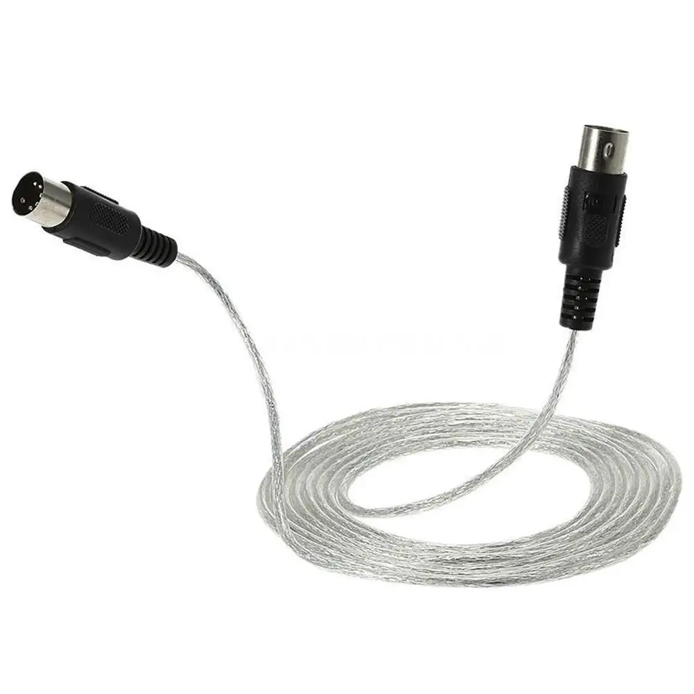 

3M/10ft MIDI Extension Cable Male to Male 5 Pin Plug Connector Synthesizer for interconnection of MIDI compatible instruments