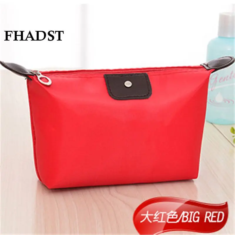 

FHADST New Women Cute Multifunction Beauty Zipper Solid Travel Cosmetic Bag Letter Makeup Case Pouch Toiletry Organizer Holder