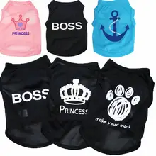 Cheap Small Dog Clothes Summer Spring 17 Cartoon Styles font b Pet b font Dog Cat