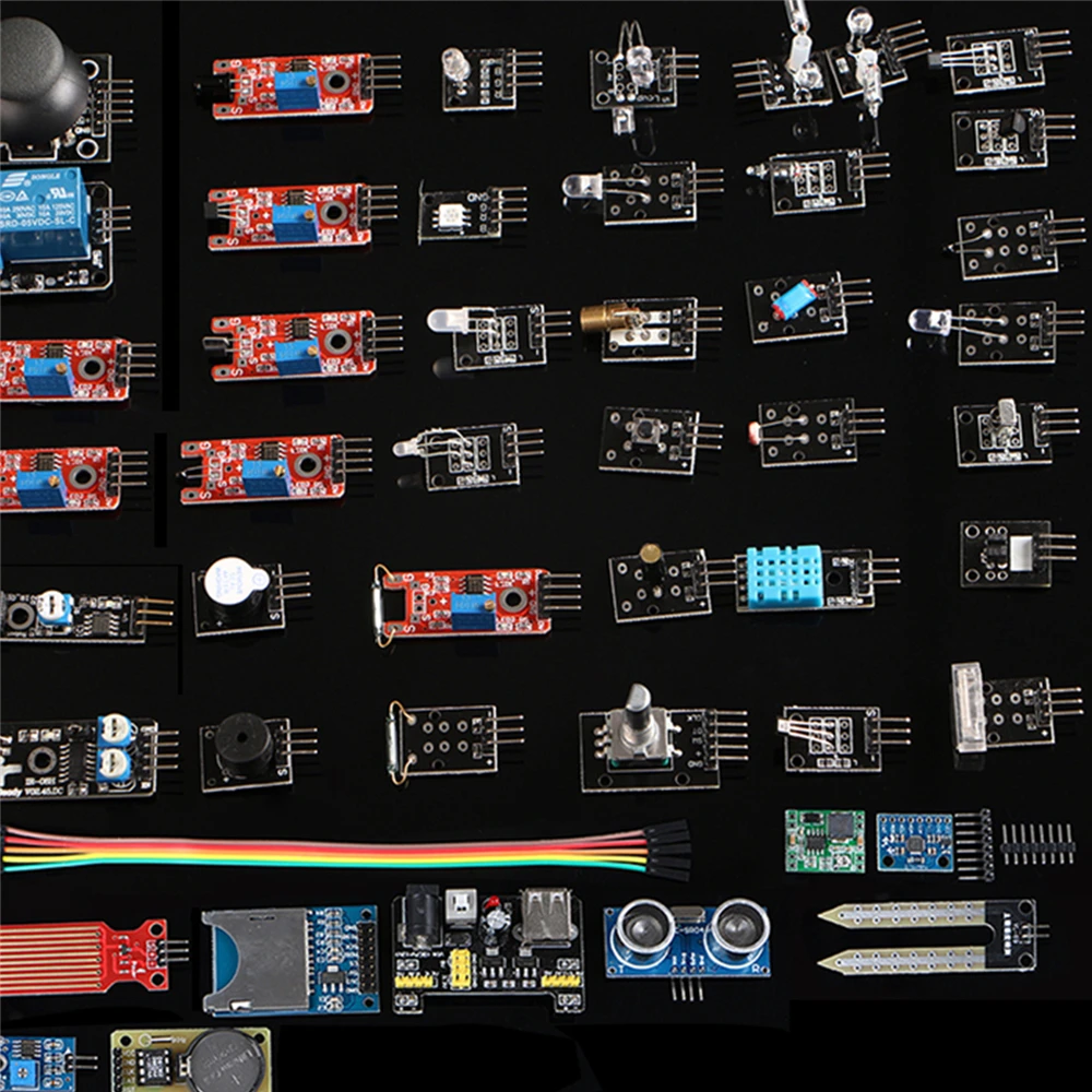 45 в 1 модуль датчиков стартовый набор для Arduino UNO R3 лучше чем 37 с моделями
