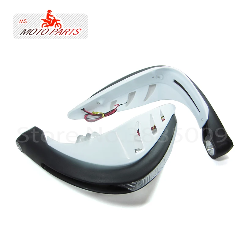 ATV Handguards Универсальный мотоциклетный Кроссовый мотоцикл MX ATV ручные охранники светодиодный для двойной дороги handguards