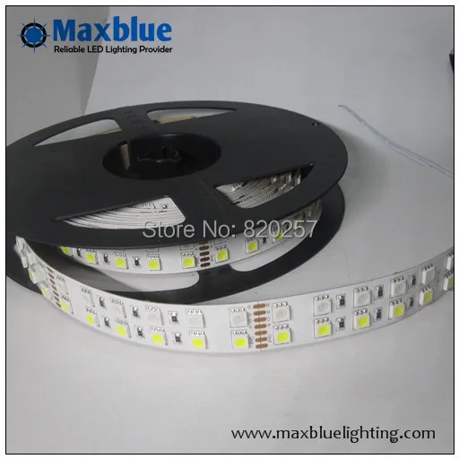 

DHL EMS free shipping 20m/lot (5M/Reel) DC24V RGBW RGB+warm white/cool white 4channel 5050 smd led strip 144leds/m Nonwaterproof