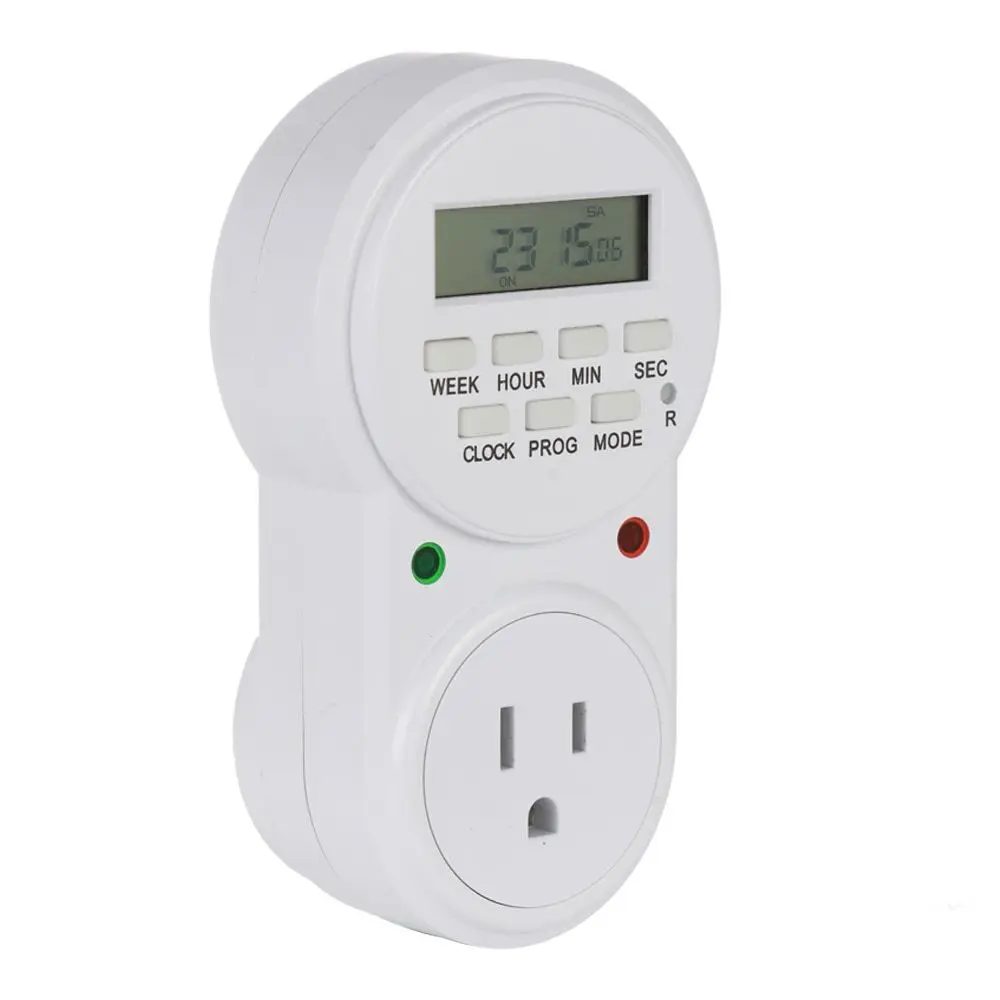 

EU US UK Plug Smart Power Socket Digital Timer Switch Energy Saving Adjustable Programmable Setting of Clock On Off Time