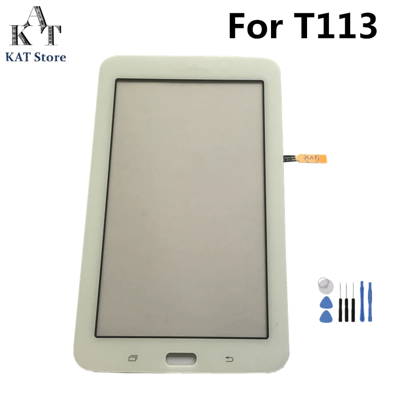 Набор теней KAT для Samsung Galaxy Tab 3 Lite 7,0 SM-T110 T111 T113 T114 T113NU T116 Сенсорный экран Стекло планшета ЖК-дисплей Дисплей Замена