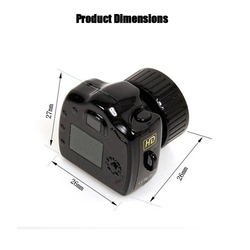 Мини Беспроводная камера 720P видео аудио рекордер Y2000 видеокамера портативная ультра маленькая DV DVR для безопасности автомобиля Спортивная микро камера