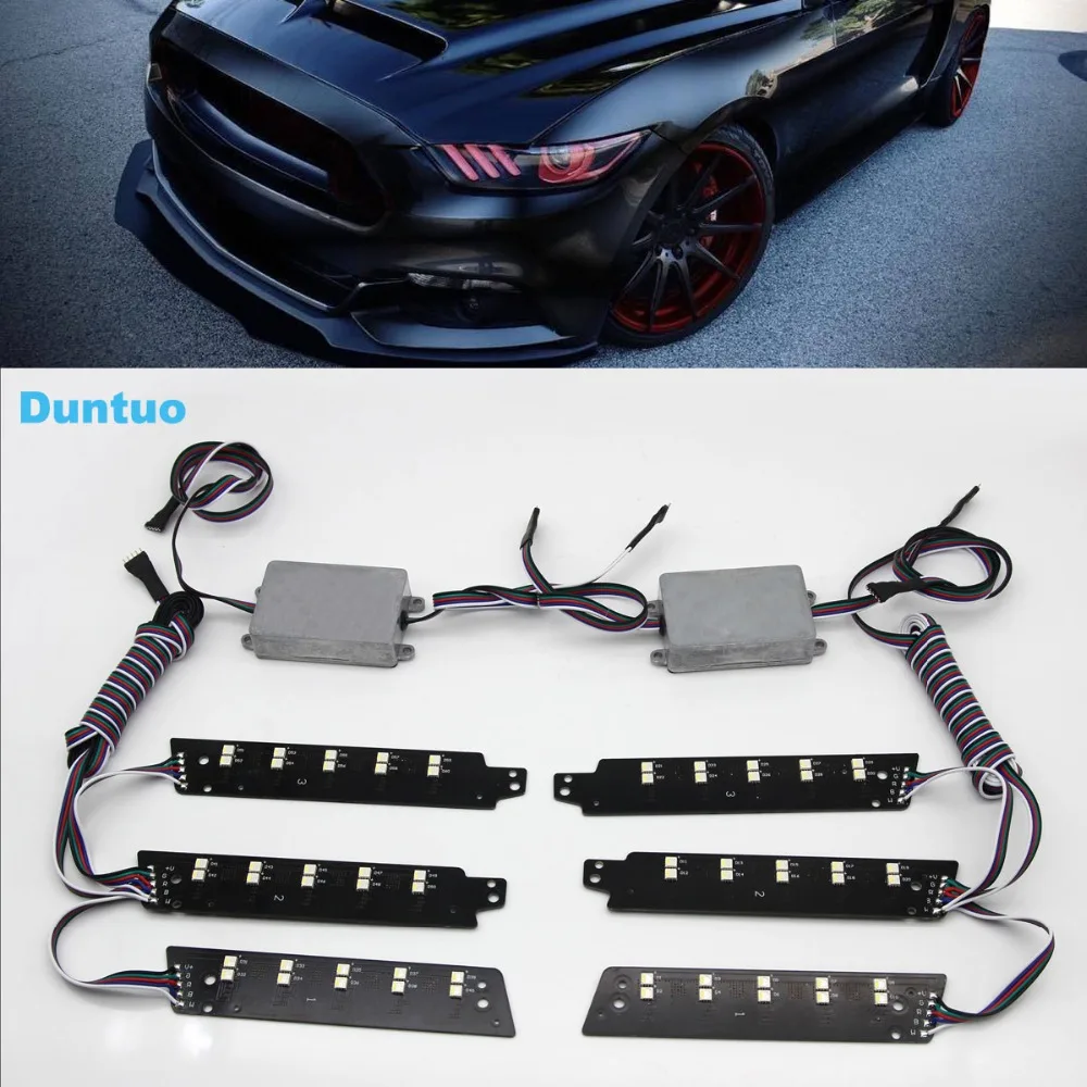 Ford Mustang RGBW DRL 1