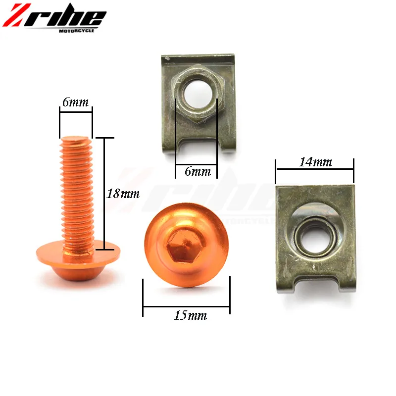 Для универсальных 5 шт от корпуса мотоцикла обтекателя винтовые крепежные зажимы для спортбайка yamaha tmax 500 t max 530 mt07