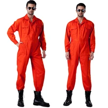 SPARDWEAR Высокое качество Мужская Рабочая одежда с длинным рукавом Рабочий Комбинезон саржа поли хлопок Рабочий комбинезон