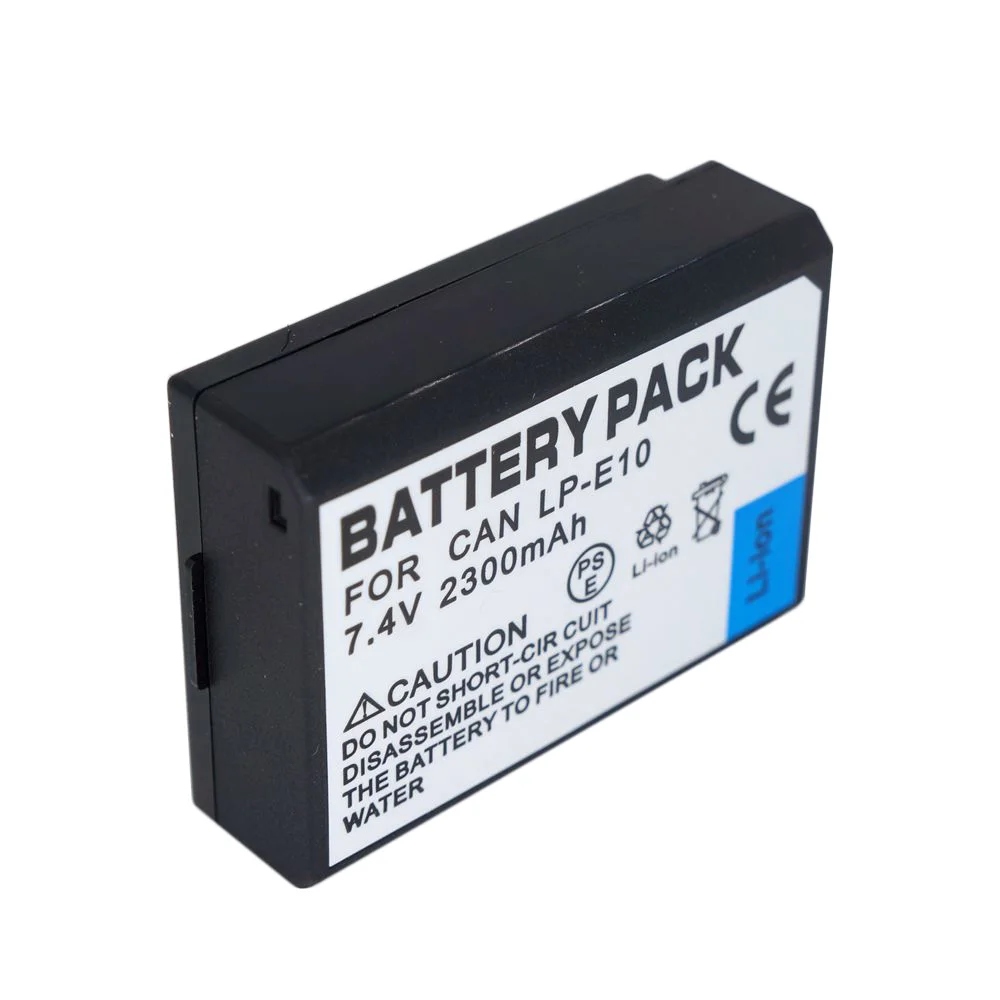 Аккумулятор для цифровой камеры WHCYonline 2300 мАч CANON 1100D KISS X50 REBEL T3 1200D T6 1300D|battery for