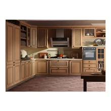 Заводские розетки Античные Классические американский стиль индивидуальный кухонный шкаф дизайн