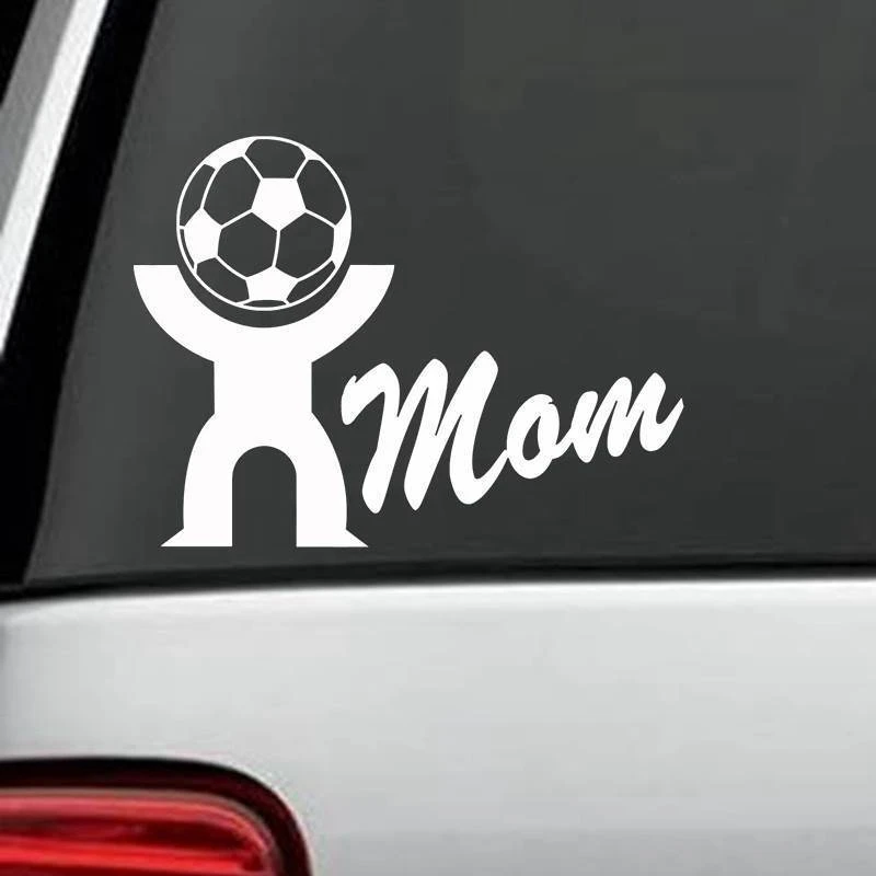 Mom Football Player Sticker Sports Soccer Car Decal Helmets Kids Room Name Posters Vinyl Wall Decals Football Sticker