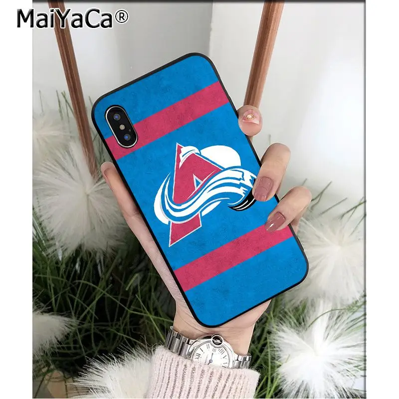 MaiYaCa Colorado Avalanche Силиконовый ТПУ мягкий черный чехол для телефона для iPhone 8 7 6 6S Plus 5 5S SE XR X XS MAX Coque Shell