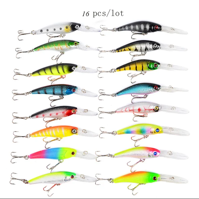 Minnow Poetryyi 16pcs/lot Fly Fishing Lure Set China Hard Bait Jia Lure  Wobbler Carp 2 Models Fishing Tackle Wholesale 30 - Fishing Lures -  AliExpress