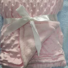 75 см* 100 см Флисовое одеяло для новорожденного ребенка пеленать обертывание мягкие зимние детские постельные принадлежности одеяло для новорожденных Manta Bebes спальный мешок