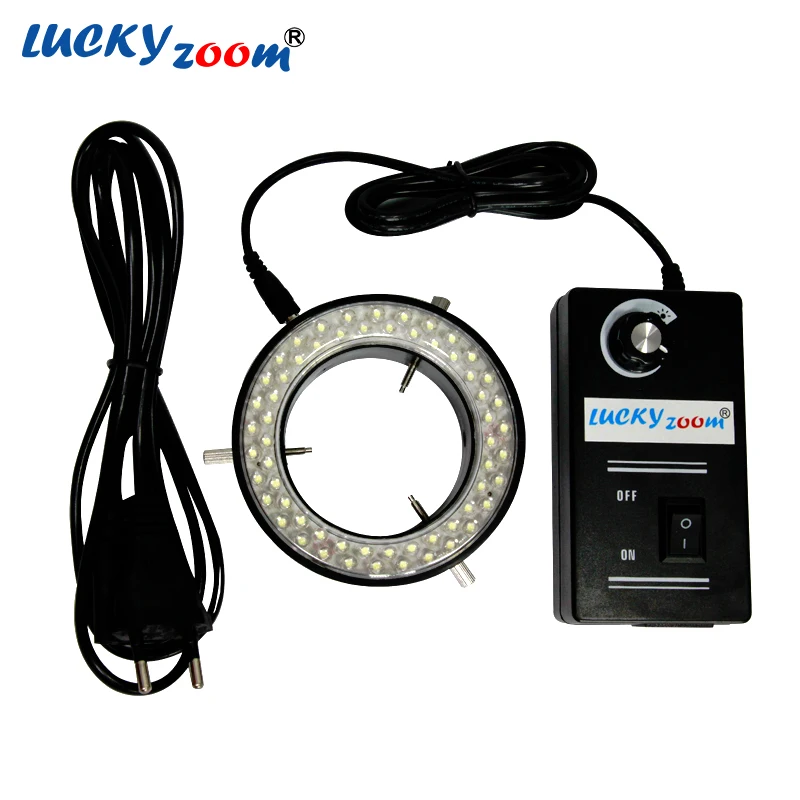 

Lucky Zoom Brand New Arrival 60 LED Adjustable Ring Light illuminator Lamp For STEREO ZOOM Microscope With Low Price