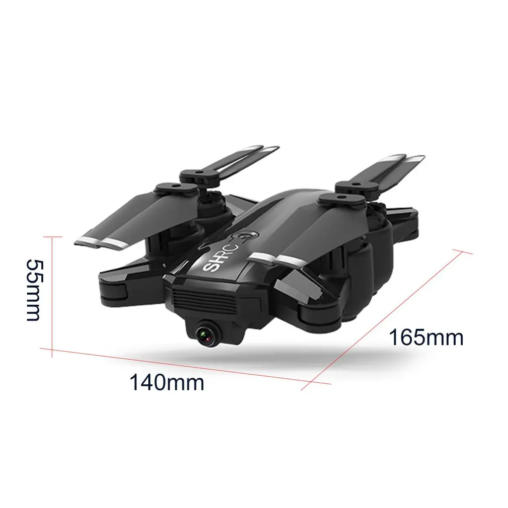 H1W Радиоуправляемый Дрон Квадрокоптер 1080P 2,4G Wifi FPV самолет оптическое позиционирование Безголовый один ключ возврат складной VR живой полет