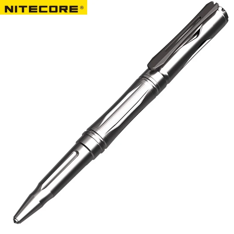 NITECORE NTP20 многофункциональная тактическая ручка из титанового сплава с коническим наконечником из вольфрамовой стали