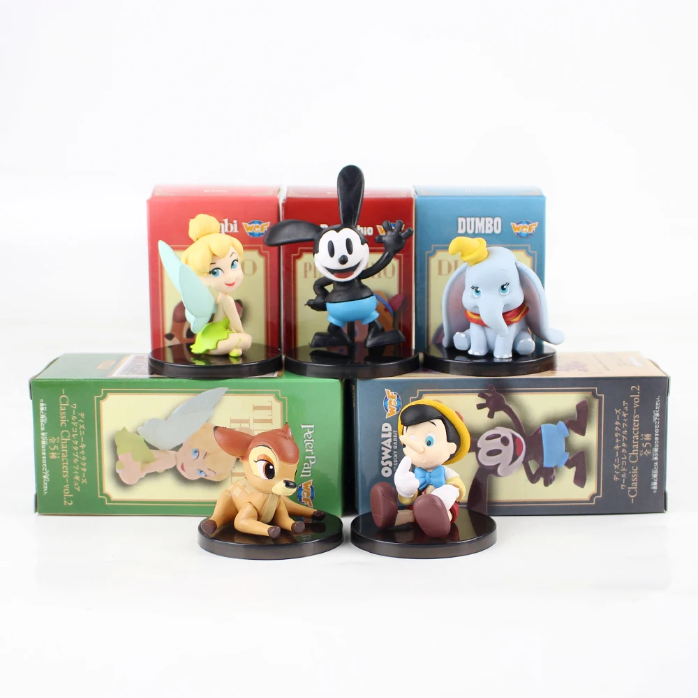 Banpresto WCF Classic Characters Snow White Dopey Tramp Figaro Peter Pan Oswald