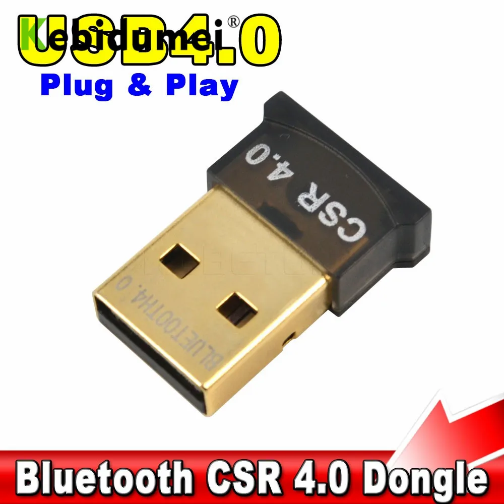 Kebidumei USB 2,0 Bluetooth 4,0 адаптер ключ Беспроводной Двойной Режим Бесплатный драйвер на расстоянии до 20 м 3 Мбит/с на Windows 7 8 10/XP/Vista/
