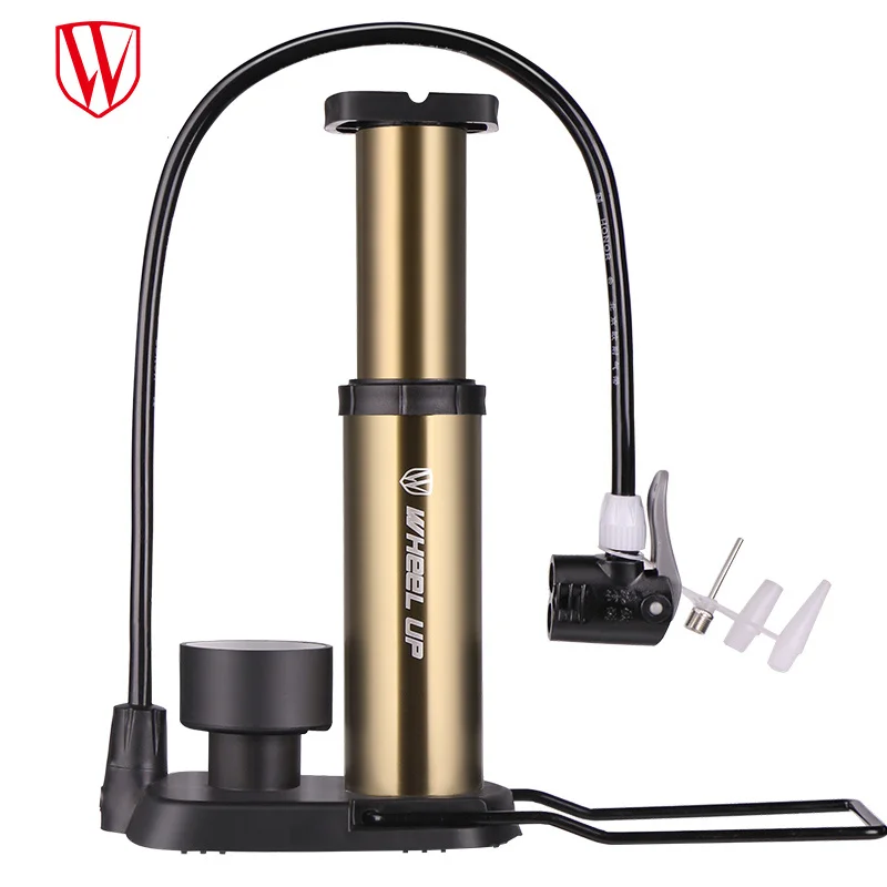 

Portable Bike Air Pump Ultra-light Bike Pump Hose With Pressure Gauge With 120 Psi High Pressure Cycling Bicycle Pump Accessorie