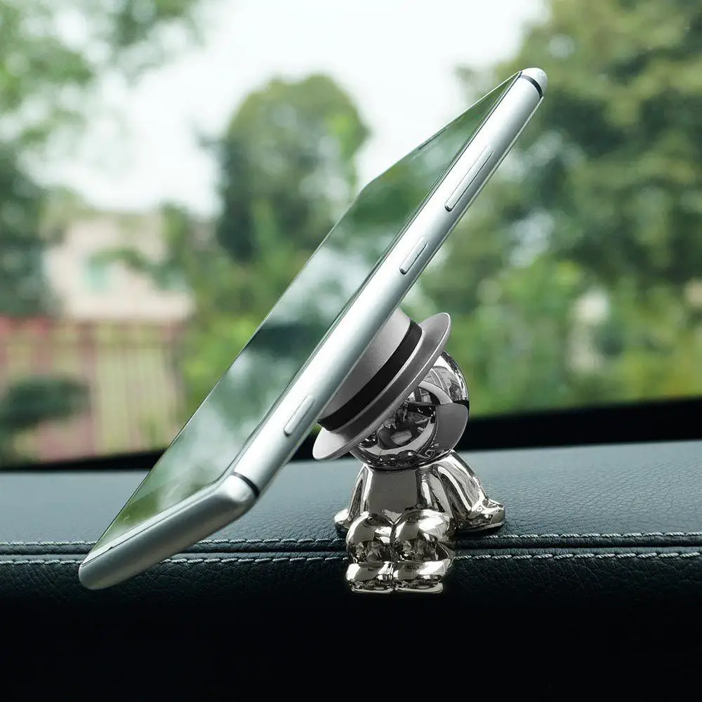 Безумный Шляпник Забавный мобильный телефон подставка на присоске магнит украшение автомобиля держатель для сотового телефона для