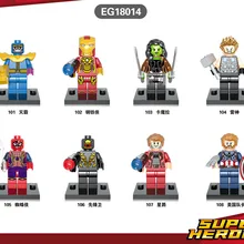 80 шт. Супер Герои Бесконечность войны фигурка железного человека Proxima s Thanos строительные блоки кирпичные модели игрушки