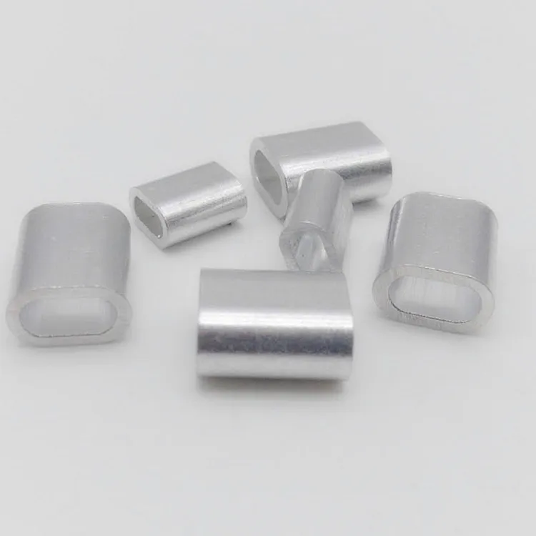 Ochoos 100pcs Wire Rope Aluminum Cable Crimps Sleeves Clip Fittings Loop Sleeve Ferrule Stop Wire Rope Cable Intended use Ochoos 100pcs Wire Rope Aluminum Cable Crimps Sleeves Clip Fittings Loop Sleeve Ferrule Stop Wire Rope Cable Intended use