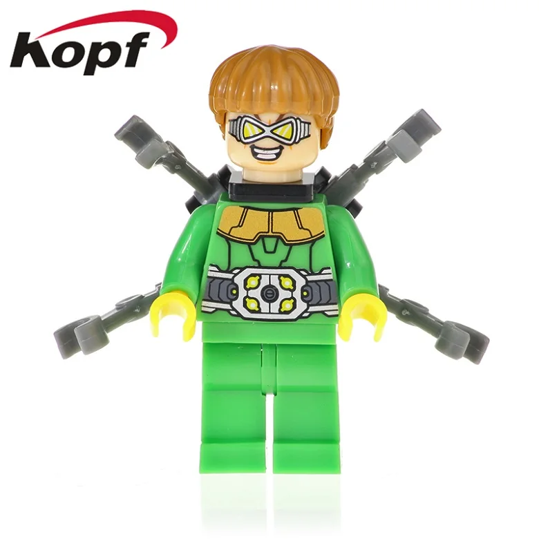 20Pcs Legoed Building Blocks Doctor Octopus Vulture Venom Eddie Brock Action Minifigured Collection For Children Toys XH 1061