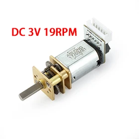 

UXCELL Hot Sale 1Pcs DC 3V 19RPM Micro Speed Reduction Motor Mini Gearbox with Wires for RC Car Robot Model DIY Engine Toy