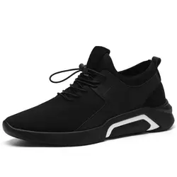 2019новая летняя дышащая обувь на плоской подошве Мужская Корейская версия тренд Inverness hundred обувь черные повседневная спортивная обувь
