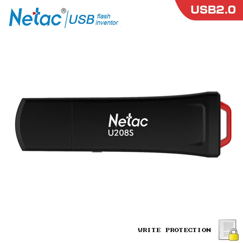 Флеш-накопитель Netac U208S, 8 ГБ, 16 ГБ, 32 ГБ, защита от записи, Usb 2,0, флеш-накопитель, зашифрованная флеш-карта, флешка для планшета, ноутбука