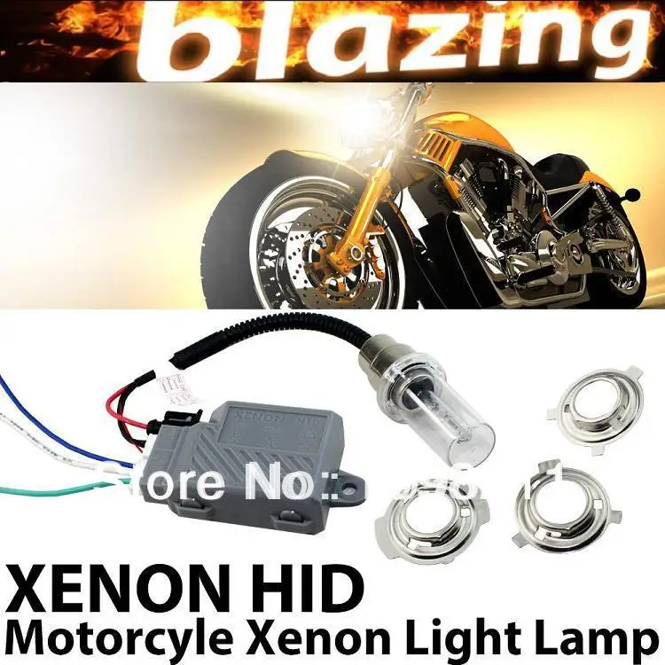 35w HID KIT Motorcycle Bike HID BI XENON CONVERSION KIT light hi low H6