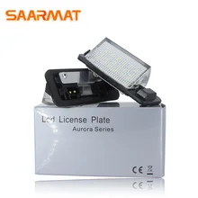 Светодиодный фонарь CANBUS для номерного знака, без ошибок, для BMW E36(1992-1998), автомобильный номерной знак, лампа белого цвета, без гипервспышки, 12 В