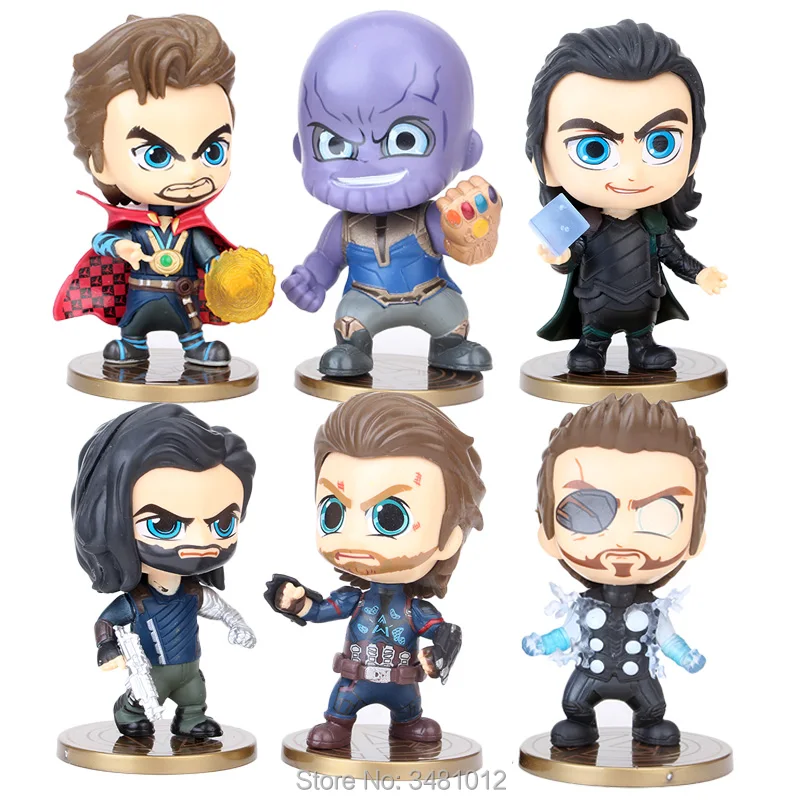 thanos ironman dr strange 3 pack