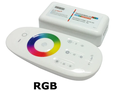 Бесплатная доставка 2,4G RF RGB LED Программируемый контроллер с сенсорной панелью для светодиодный полосы света