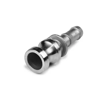 

1PC E Trash Pump Adapter Female Camlock x Hose Barb Stainless Steel 304 Camlock-E DN65 2-1/2