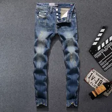 New Arrival Fashion Dsel Brand Men Jeans Blue Color Washed Printed Jeans For Men Casual Pants Italian Designer Jeans Men,9003-B New Arrival Fashion Dsel Brand Men Jeans Blue Color Washed Printed Jeans For Men Casual Pants Italian Designer Jeans Men,9003-B