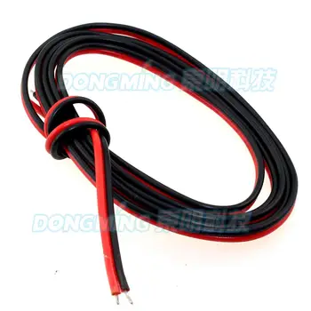 

10m PVC insulated wire extension joint connector Red Black 2 pin tinned copper electric cable wire led strip 2pin 5V/12V/24V