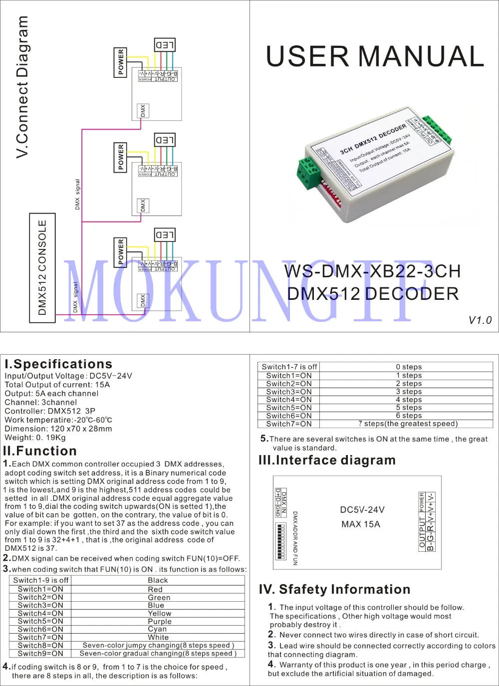 WS-DMX-XB22-3CH