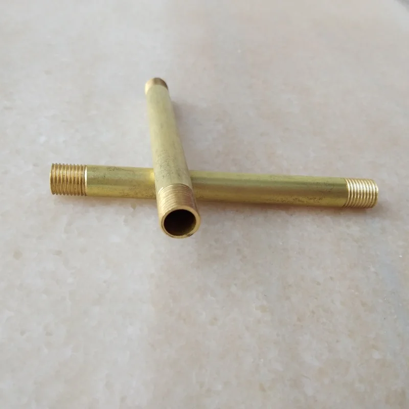 M10* 100 мм латунная полая труба с резьбой M10 на обоих концах аксессуары для освещения
