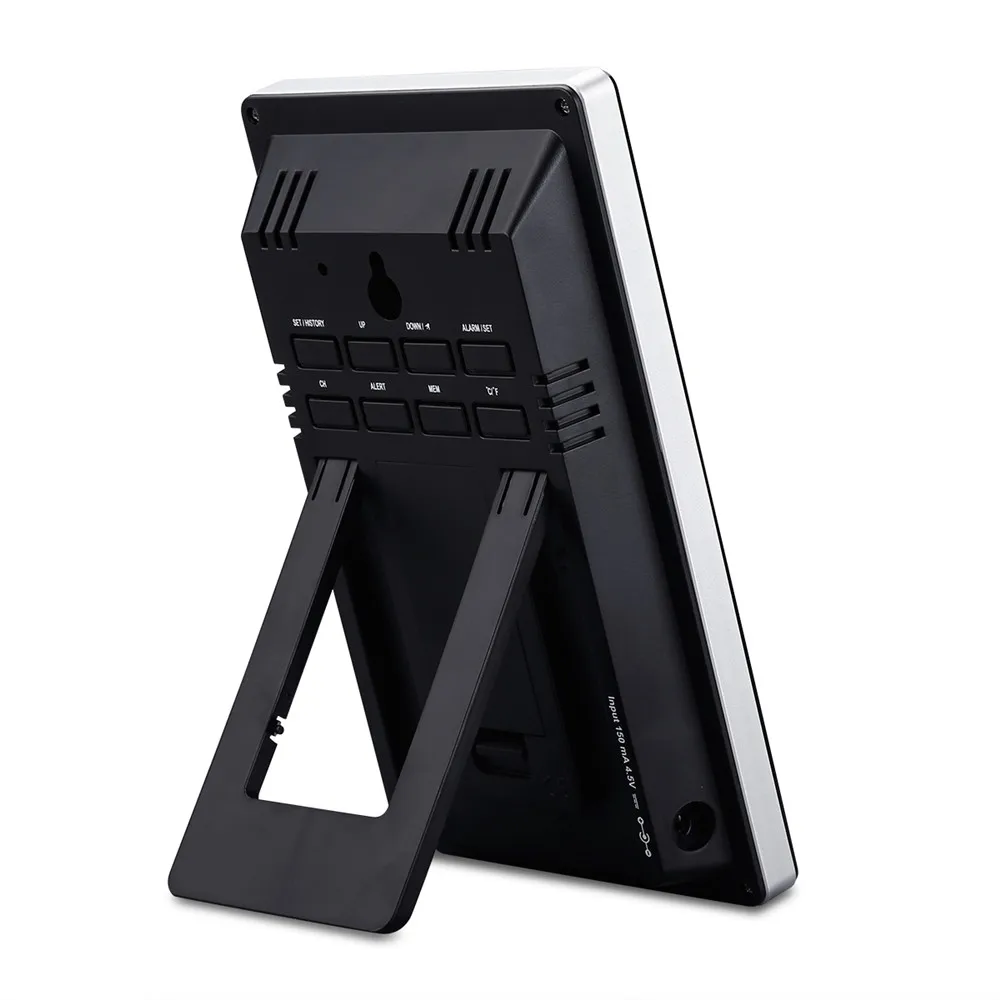 Wireless Color Weather Station EU US UK Plug Weather Forecaster In Outdoor Temperature Humidity Alarm Snooze Function11
