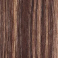 Color P4-8 ShowCoco, человеческие волосы для наращивания на заколках, объемная волна, 7 шт. в наборе, двойные пряди, корейские волосы для наращивания на заколках, 1"-24" - Цвет: Color P4-8