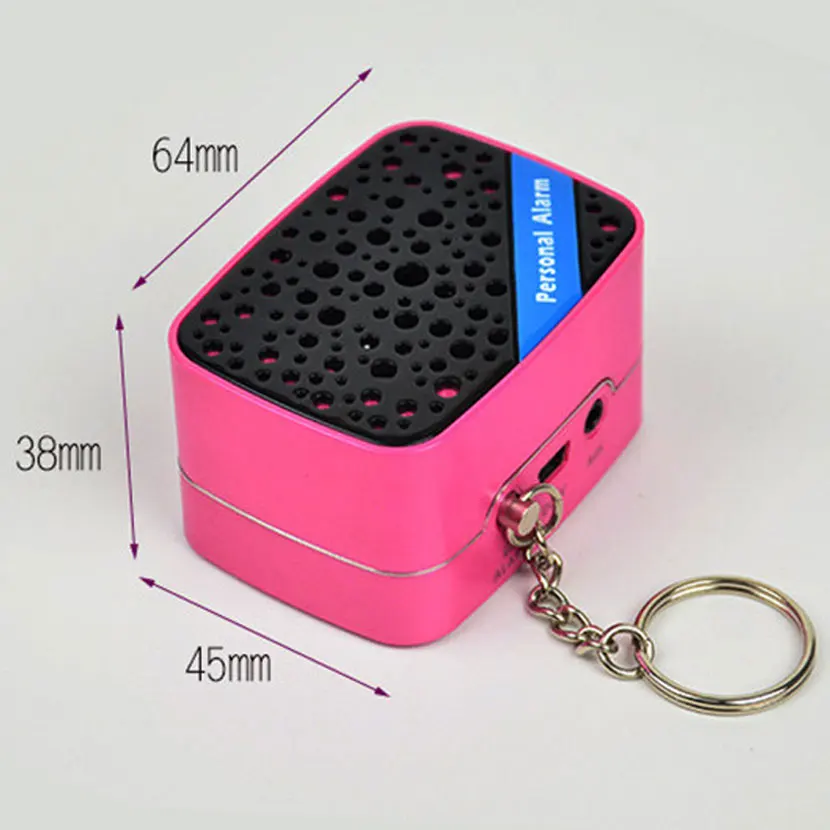 Personal Alarm Safe Sound Emergency Self-Defense Supplies Security Alarm Keychain Flashlight For Women Girl Kid Elderly Explorer