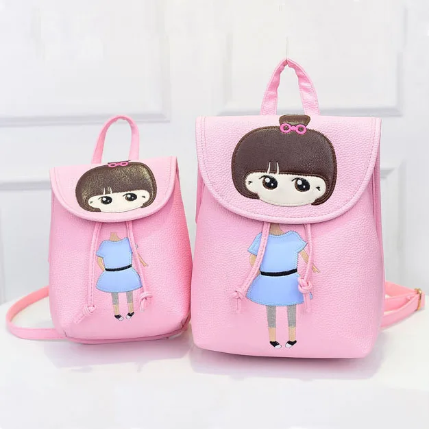 2017 fashion cute school bags for girls waterproof PU leather font b backpack b font women