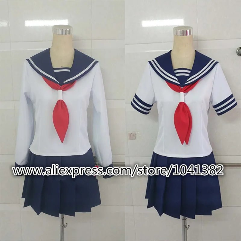 

Gintama Silver Soul School Girl Sailor Suit Anime Uniform Cosplay Costume