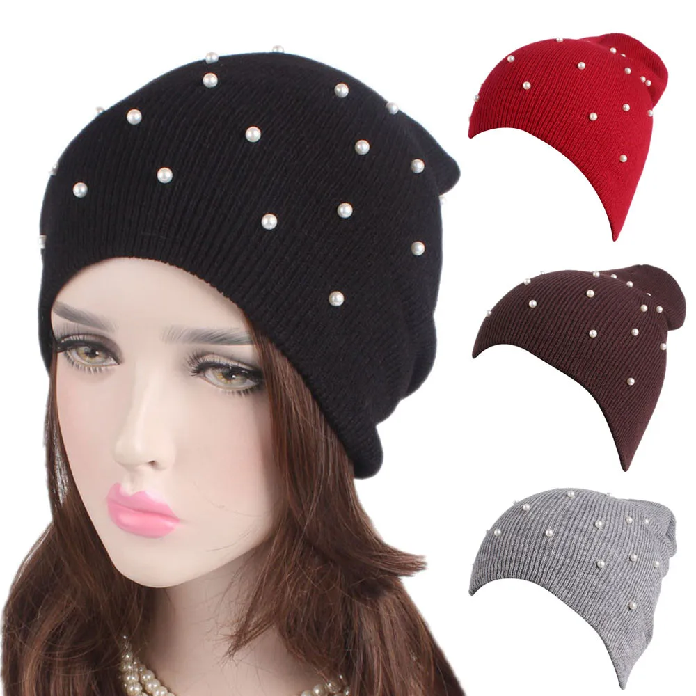 

Women Ladies Winter Knitting Hat Warm Hat Cap Pile Cap Ski Cap HOT Sales women hat winter warm